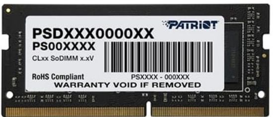  Зображення Пам'ять SoDDR4  8GB  2666MHz PC4-21300  Patriot (PSD48G266681S)) 